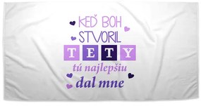 Sablio Uterák Keď Boh stvoril tety - 50x100 cm