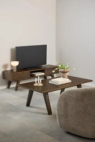 Konferenční stolek A-LINE 130 cm kouřový dub