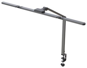 Stolná LED lampa CLARIO, svorka, diaľkové ovládanie