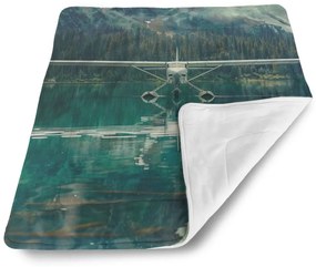 Sablio Deka pre bábätko Hydroplán na horskom jazere - 80x100 cm