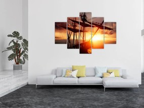 Obraz - Staroveká pirátska loď (150x105 cm)
