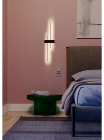 Redo 01-2747 - LED nástenné svietidlo TANGENT LED/13W/230V CRI 90 čierna