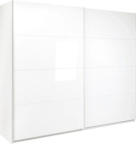 XXXLutz SKRIŇA S POSUVNÝMI DVERAMI, biela, 250/210/62 cm P & B - Skrine - 000885000906