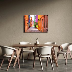 Obraz farebné talianskej uličky (70x50 cm)