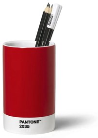PANTONE Porcelánový stojan na ceruzky Red 2035 Ø 7 × 11,5 cm