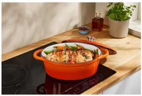 Silvercrest®  Liatinový pekáč, 4,8 l (oranžová)  (100393103)