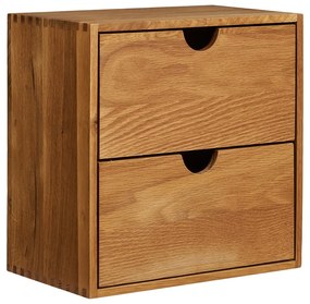 Poschodová polica z dubového dreva v prírodnej farbe 18 cm Townsville – House Nordic