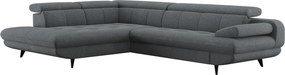 XXXLutz ROHOVÁ SEDAČKA, textil, antracitová Welnova - Sedačky - 000552032102