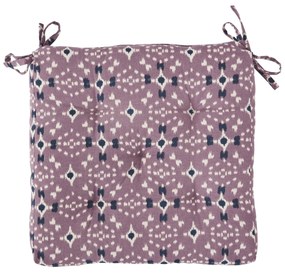 MADAM STOLTZ Prešívaný podsedák Dusty Lilac/White/Blue