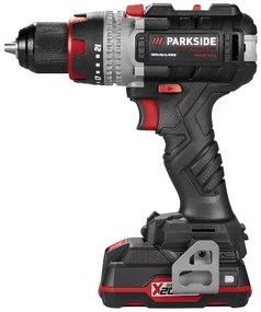 Parkside Performance®  Aku príklepový vŕtací skrutkovač s príslušenstvom Psbsap 20-Li D4  (100396189)