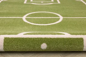 Koberec CLARA KIDS 02922A Ihrisko zelený / krémový