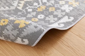 Obojstranný koberec Echo Aztec Grey