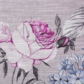 ZÁVES NA PÁSKE HONEY 140X270 CM VZOROVANÁ