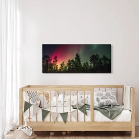 Obraz polárna žiara (120x50 cm)