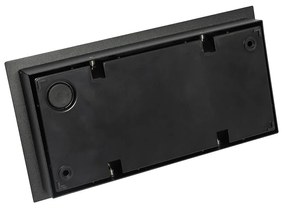 Moderné vonkajšie nástenné svietidlo čierne vrátane LED 2-svetlo IP54 - Simon