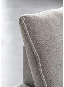 Sivobéžová rozkladacia/s úložným priestorom rohová pohovka (pravý roh/s leňoškou) Charming Charlie – Miuform