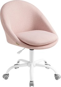 XXXLutz OTOČNÁ STOLIČKA, perkál, ružová - Online Only kancelárie - 002543066301
