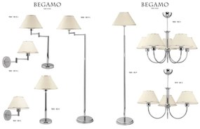 Jupiter 1586 - BG P L CH - Stojacia lampa BEGAMO E27/60W