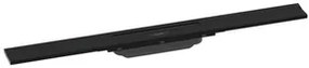 Sprchový žľab Hansgrohe RainDrain Flex 70 cm nerez matná černá mat 56043670, 1 ks