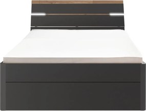 Posteľ Mars 140x200 cm, so zásuvkami a osvetlením