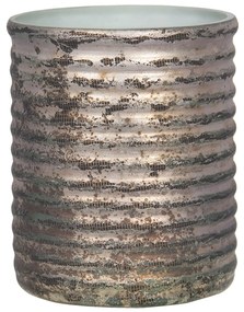 Sklenený svietnik na čajovú sviečku Mirla - Ø 9*8 cm