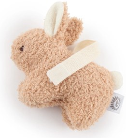 Bieco - Drevený krúžok s tromi odnímateľnými hračkami - králiček Fine