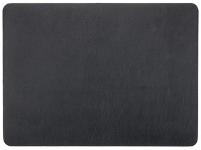 Čierne prestieranie z imitácie kože ZicZac Togo, 33 x 45 cm