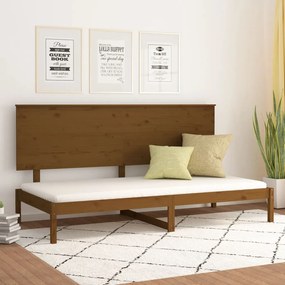 Denná posteľ medovohnedá 90x200 cm borovicový masív