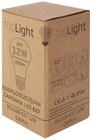 Toolight Toolight, LED žiarovka E27, 12W, 900lm, 3000K teplá, RSL026, OSW-20011
