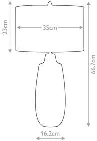 Elstead NEWHAM-TL-L - Stolná lampa NEWHAM 1xE27/60W/230V