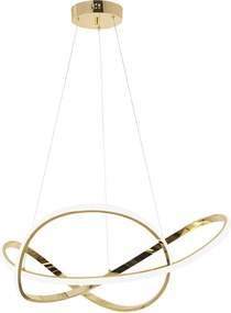 Toolight Toolight, LED stropné osvetlenie 73cm, 70W, 4500lm, 4000K, G078-1CP, zlatá, OSW-09738