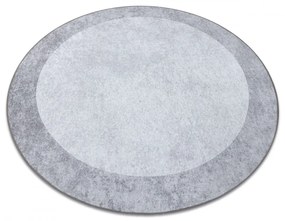 Kusový koberec Arog svetlo šedý kruh 100cm