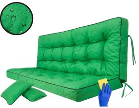 Vankúš na záhradnú hojdačku POLA 150 cm zelený