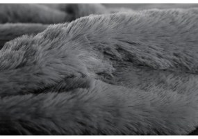 Sivá deka z umelej kožušiny 150x200 cm Ruby – Tiseco Home Studio