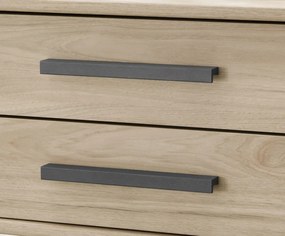 Set nočných stolíkov (2 ks) Brüssel, kamenný dub/šedá