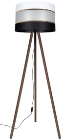 Stojacia lampa CORAL 1xE27/60W/230V hnedá/čierna/biela/zlatá