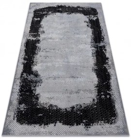 Dywany Łuszczów Kusový koberec Core A004 Frame black/light grey - 120x170 cm