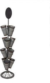 Plant Holder ? 36x165 Cm Grey Brown Metal - ? 36*165 cm