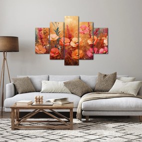 Obraz - Lúčne kvety, maľba (150x105 cm)