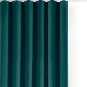 Zamatový dimout záves v petrolejovej farbe 400x225 cm Velto – Filumi