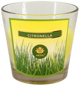 Arome Vonná sviečka v skle Citronella, 120 g