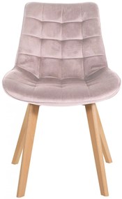 Stolička Brook - zamat - Ružová