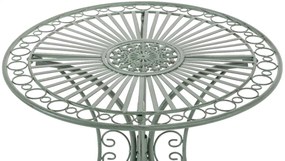 Kovový stôl GS13437402 - Zelená antik