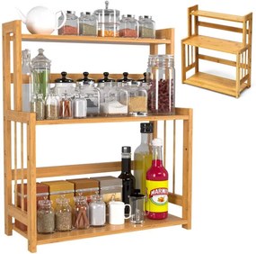 Kuchynská polica CEZAR béžová