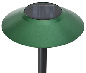 Sada 4 zelených bodových svetiel s hrotom vrátane LED IP44 solárnych - Mushroom