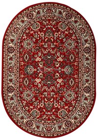 Kusový koberec Teheran Practica 59 / CVC ovál, 200x290, červená, chodba / predsieň, Sintelon