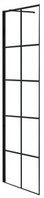 Rea Molier, sprchová stena 90 x 190cm, 6mm číre sklo, čierny profil, REA-K8531