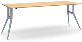 Rokovací kancelársky stôl WIDE, 200x80 cm, buk