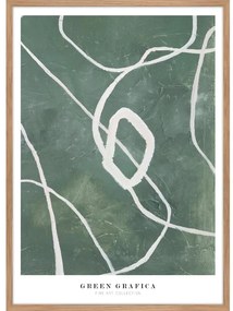 Obraz 52x72 cm Green Grafica – Malerifabrikken