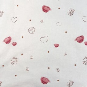Biela bavlnená detská obliečka do postieľky 100x135 cm WTP "Birthday party" – Jerry Fabrics